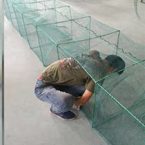 Fish cage large size can not only enter the catch fish hanging net fish folding catch tool Shrimp cage fishing net lobster net catch river shrimp