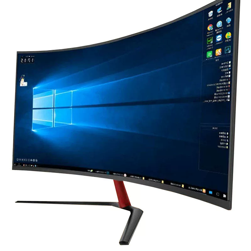 32-дюймовый изогнутый 165 монитор настольный компьютер 34 э-спорт PS4 игра 2K высокое разрешение большой волосатый экран 27