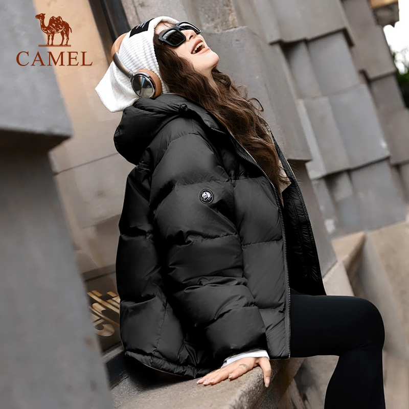 骆驼户外熊猫白鸭羽绒