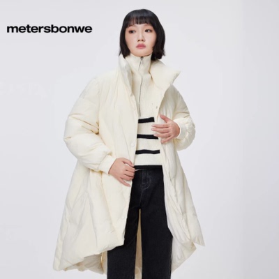 美特斯邦威中长款国货羽绒服