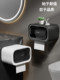 Bathroom tissue box toilet paper box toilet paper placement paper box roll paper punch-free wall-mounted storage rack