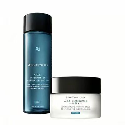 【顺丰速达】修丽可age家族抗老抗皱精华面霜套组30%玻色因溶液