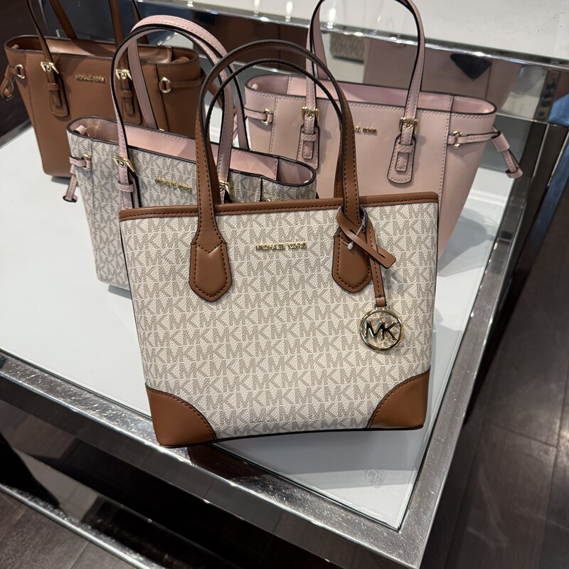 New Michael Kors Mk Women's Basket Tote Bag, Monogram Tote Bag, Handbag, Crossbody Bag, Commuter Bag New Michael Kors Mk Women's Basket Tote Bag, Monogram Tote Bag, Handbag, Crossbody Bag, Commuter Bag
