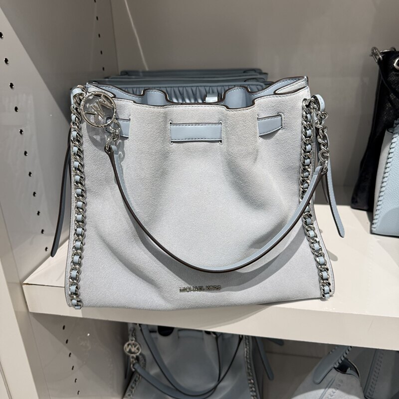 Michael Kors Mk Mina Women's Bag New Chain Shoulder Crossbody Bucket Bag Large Square Tote