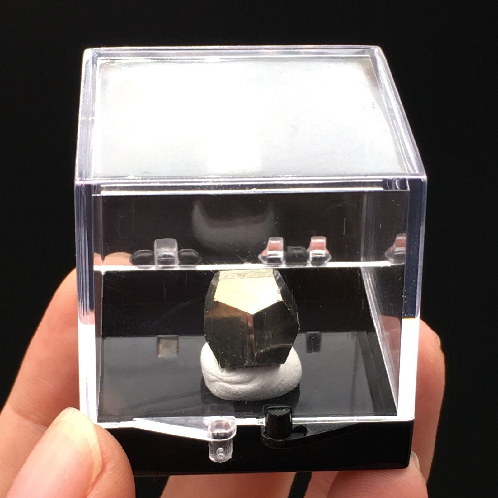 Spain twelve Hedrite Yellow Iron Ore Natural Mineral Crystal Cat Mine Geological Science Teaching With Box Random Hair