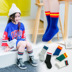 Bé vớ dày cotton ấm áp mùa thu và mùa đông 0-1-3-5 tuổi 7-9 em bé dài ống bé trai gái tất chống trơn Vớ