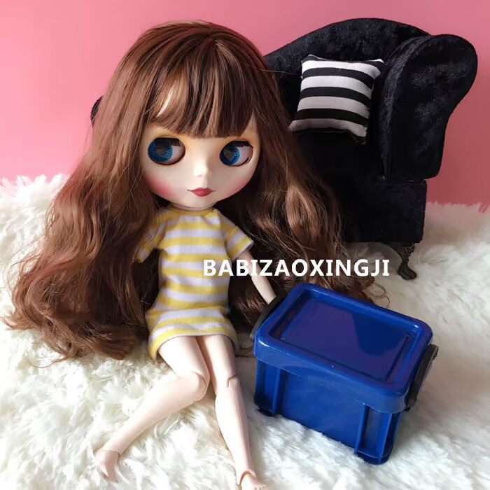 [Hộp lưu trữ] búp bê phụ kiện 6 điểm bé với kẹo màu mini hộp lưu trữ bup be chi bi