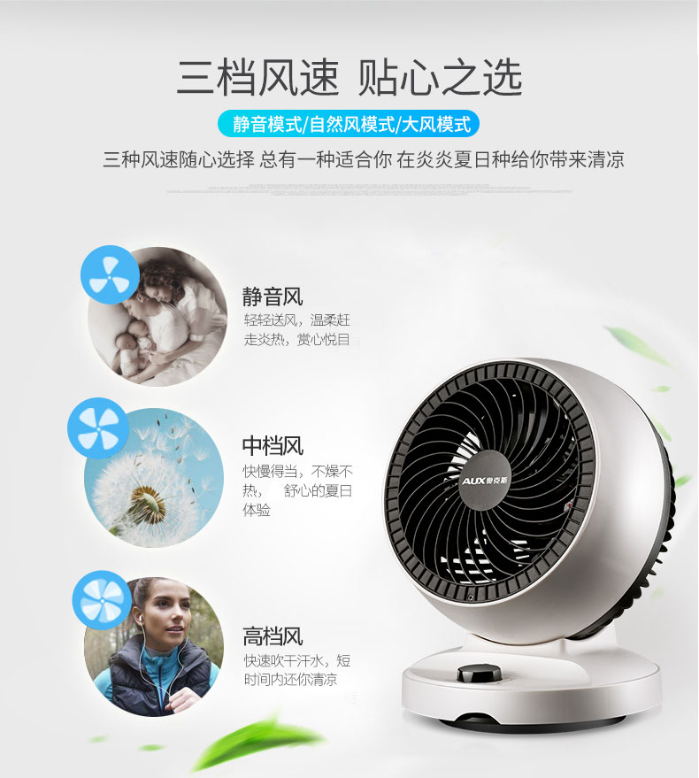 Quạt điện quạt không khí lưu thông quạt nhà câm máy tính để bàn câm quạt thông gió đối lưu quạt panasonic
