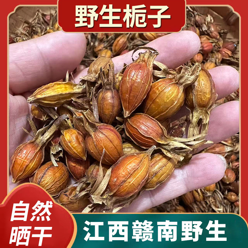 江西省産の野生クチナシの実を硫黄を使わずに自然乾燥させたもので、お茶や煎じ薬として利用できます。（乾燥黄クチナシの実）