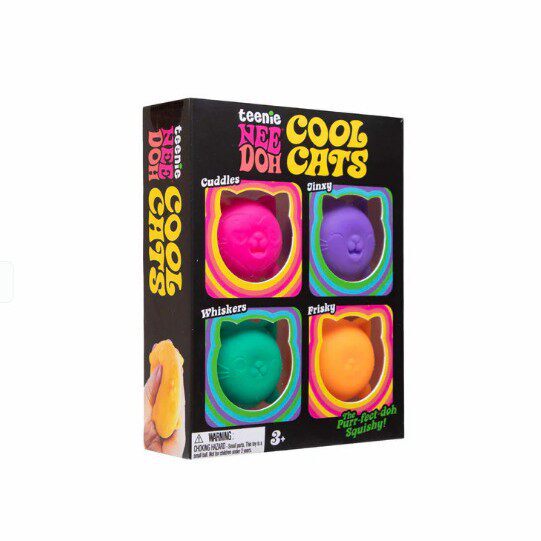 Cross-Border In-Stock Needoh Teenie Cool Cats - Soft and Cute Cat Mini Fingertip Toy Set Cross-Border In-Stock Needoh Teenie Cool Cats - Soft and Cute Cat Mini Fingertip Toy Set