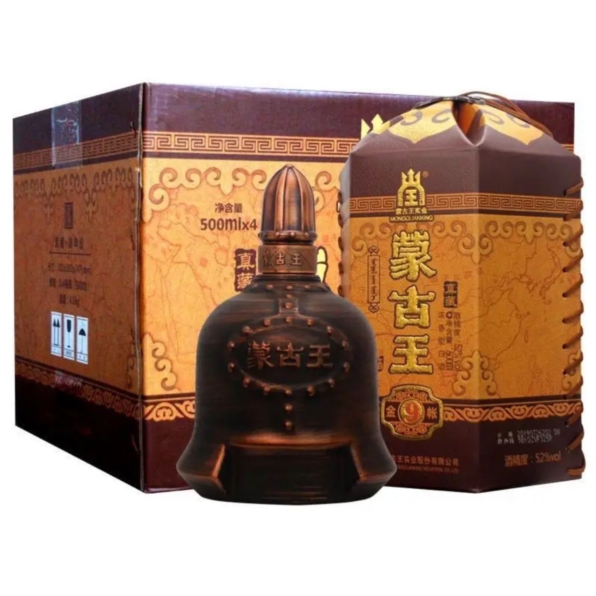 蒙古王モンゴリアンキング500ml 白酒　52度　新品未開封 蒙古王モンゴリアンキング500ml 白酒 52度 新品未開封 - メルカリ