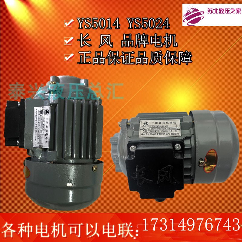 YS5014 three-phase asynchronous motor YSB5024 Shengzhou long wind ZCB rotor type oil pump motor 40W 60W