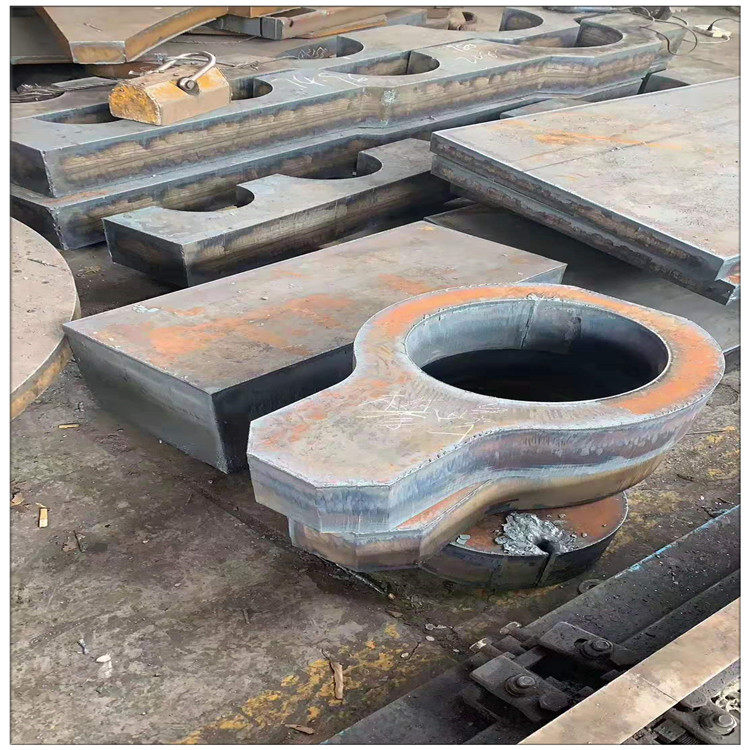 Q355DQ345D steel plate zero cutting low alloy cutting CNC cutting square plate special-shaped whole plate sales according to size zero cutting