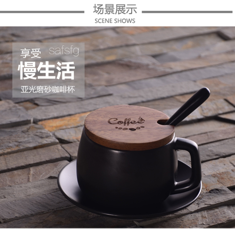 Cốc cà phê đen chà với muỗng muỗng Bộ trà chiều châu Âu Bộ dụng cụ văn phòng đơn giản dành cho gia đình - Cà phê ly thủy tinh uống cà phê