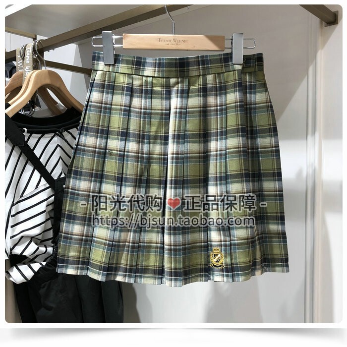 Teenieweenie Bear Academy Style High Waist Jk Skirt Ttwh22J901I Wh22J901I