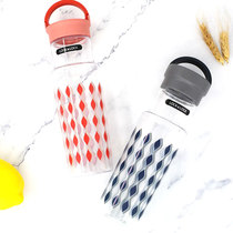 Micro blemish music buckle water Cup portable plastic couple Cup hand Cup outdoor sports water Cup HLC692