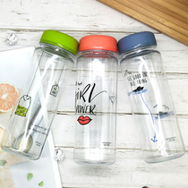 Micro blemish music buckle water cup simple portable personality student sports water Cup leak proof sealing kettle HLC613