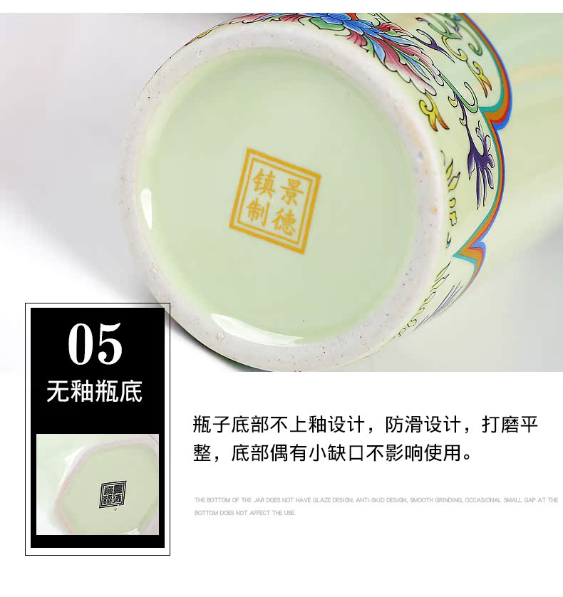 Jingdezhen ceramic small bottle of household hip flask can gift box 1 kg to deposit an empty bottle wine sealed bottle wine jar