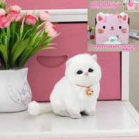 В комплект входит искусственный мех толстого кота_белая голова, заколка-колокольчик + ручной подарочный пакет.