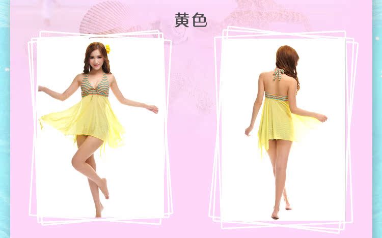 Đầm suông mới hợp thời trang gợi cảm giảm béo bụng xẻ váy hot mùa xuân tắm phù hợp với nữ - Bộ đồ bơi hai mảnh đồ bơi 2 mảnh dáng váy