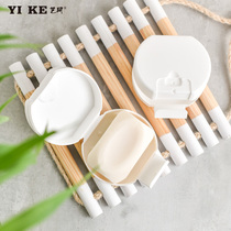 Yike travel portable soap box Sealed waterproof soap box drain household plastic soap box with lid Handmade soap holder