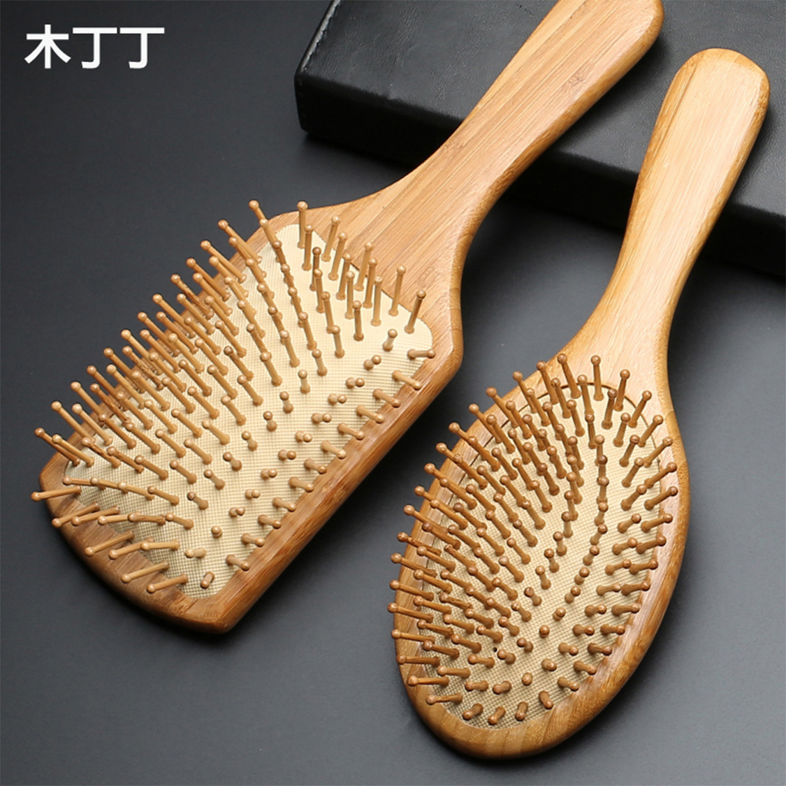 Air Cushion Air Bag Massage Comb Scalp Head Hair Loss Meridians Comb Static Lady Special Long Hair Roll Wood Comb