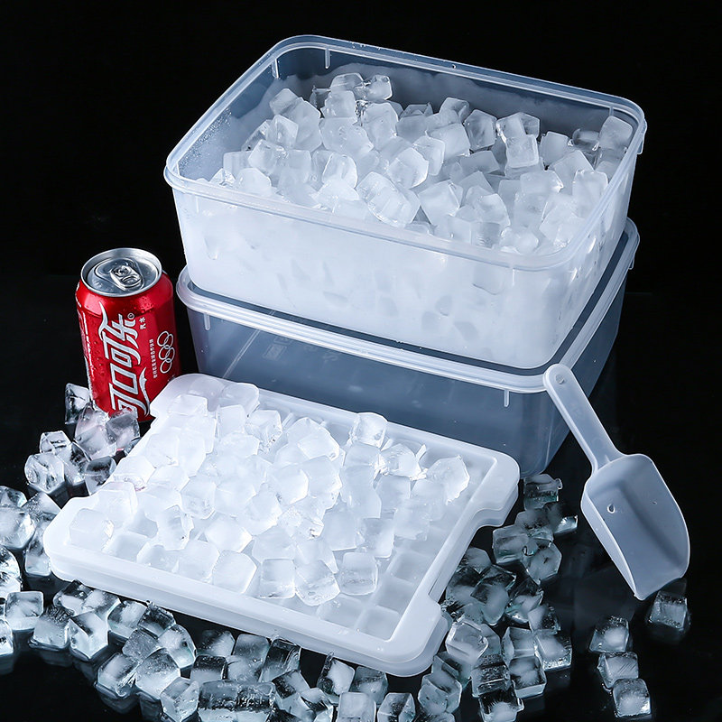 252 G Freeze Ice Cubes Molds Large Capacity Ice Gaggers Ice Maker Ice-making Box Home Ice Maker Ice Cubes Box Sharper