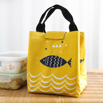 Lunch box Hand bag aluminum foil thick insulation bag with rice bag lunch bag office worker lunch box tote bag