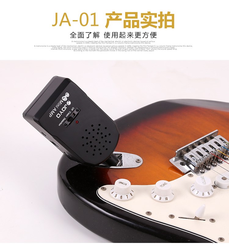 Zhuo Le JOYO JA-01 Mini Guitar Guitar Bass Loa di động Âm thanh với cắm và chơi méo - Loa loa loa caf