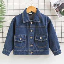 2020 Spring autumn new boy Cowboy jacket 3 mid-boy foreign air clothes 1-6-year-old baby spring autumn jacket