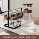 [Ореховое дерево] YA YUN POT 1,5L+Fengqin Beaming Cup*6+Black Cup Bridge