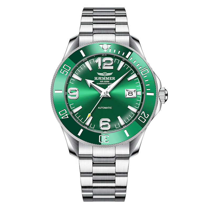Yacht green water ghost watch men's mechanical watch automatic luminous waterproof stainless steel special forces Swiss men's watch tide