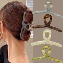 High-end grabber clip for female internet celebrity 2024 new style hair clip temperament large shark clip back of head hair grabber