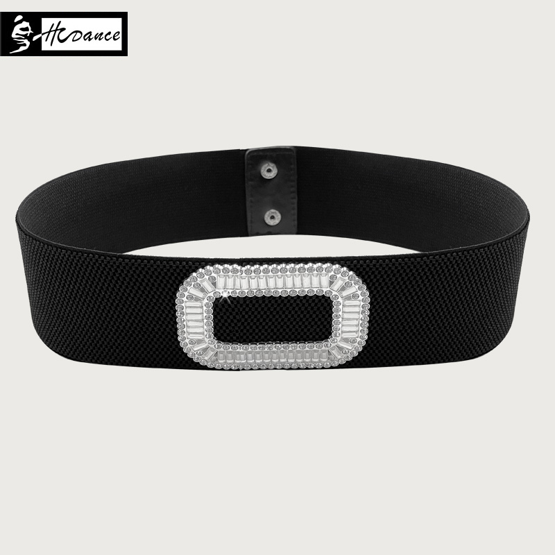 HCdance Latin dance accessories Women's modern dance belt thin handmade fashion wild diamond belt A32