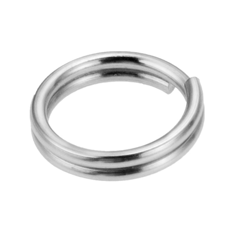 100 Lujah 0 Type Double Ring Connector Swivel Micro Fishing Circle Circle Outdoor Pituitary Fishing Gear Gadget Gadget