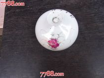 Old Porcelain China Powder Color Cover Vat a Pink Ginseng Jar Cover of the Republic of China