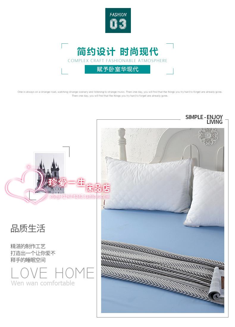Giường một mảnh màu đơn sắc Nệm Simmons phủ bụi che phủ giường mỏng màu nâu 1,5 1,8 m 2,0m Ga chun Everon