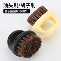 European and American oil head brushed hair brush finger sleeves Broken Hair Brush Chopped Hair Engraving Clean Sweep Pig Mane Hair Brush Sub Professional Beauty Hair Tool