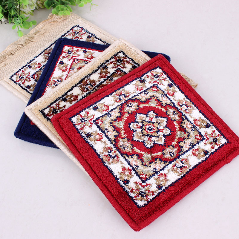 And field Woven Silk Blanket Car Sofa Cushion Armrest Mat water glass teapot anti-burn thermal insulation mat China wind swing piece cushion