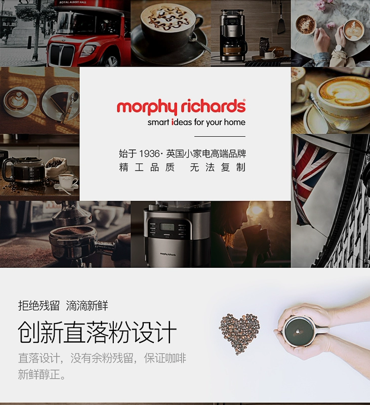 Máy pha cà phê Mofei tự động nhỏ Mỹ nấu ăn thương mại máy xay nồi hơi ngay lập tức nồi cà phê - Máy pha cà phê máy pha cafe cho quán nhỏ
