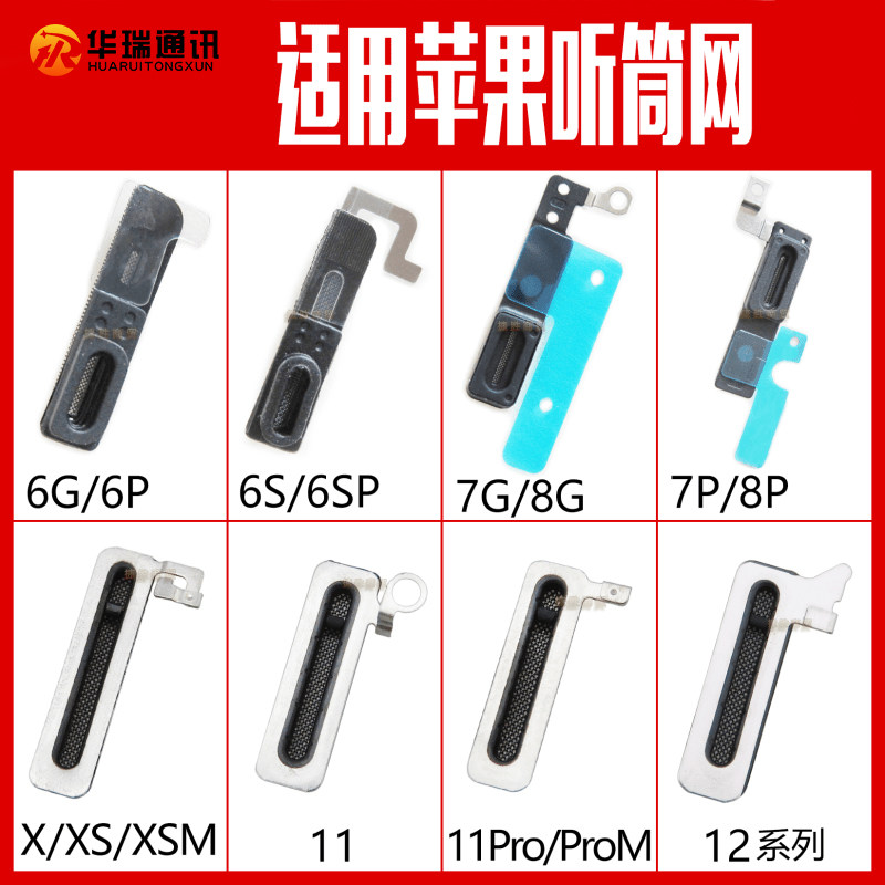 Applicable Apple iPhone6 6S 7 Generation 7P 8 Plus XS 1112promax Receiver Mesh Dust Net