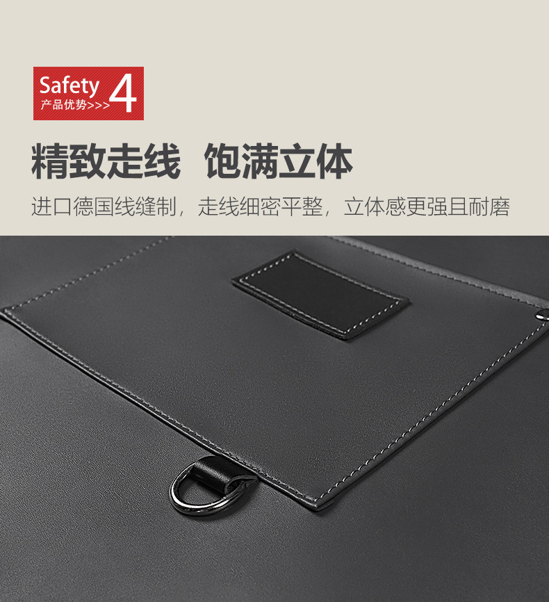 Фартук настройки 防水高端商用皮围裙调酒师酒吧餐厅宠物美容超纤防水油工作服定制