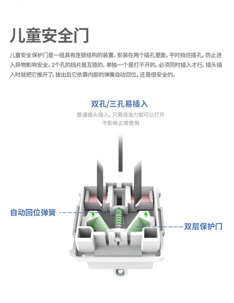 得力 新国标插座 3插位 2米 图7