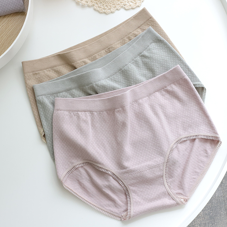 Sedena Bamboo Fiber Cotton Seamless Comfort High Elastic Soft Breathable Mesh Bag Hip Cotton Crotch Lady Briefs-Taobao