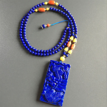 Original design featured boutique original mine emperors Wang Qingjin stone dragon card sweater chain necklace delivery certificate without white flawless