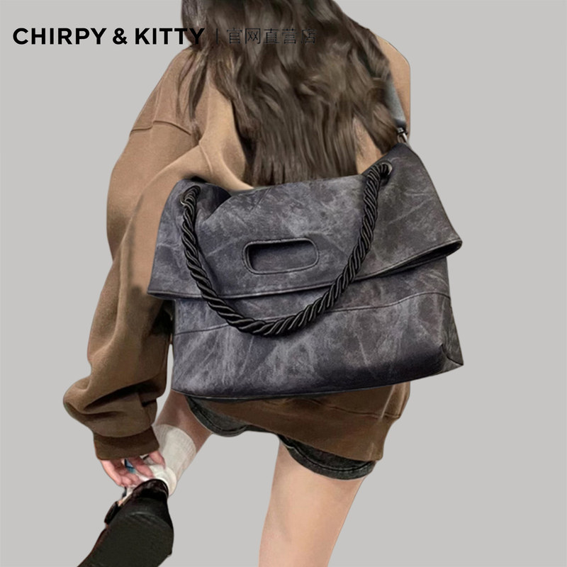 Chirpy Kitty Bag for Women 2026 New Large-Capacity Tote Bag Versatile Commuter Shoulder Crossbody Bag Handbag Chirpy Kitty Bag for Women 2026 New Large-Capacity Tote Bag Versatile Commuter Shoulder Crossbody Bag Handbag