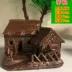 Thượng Hải đá sapphire đá bonsai hut house house túp lều vi cảnh thịt trang trí gốm trang trí - Trang trí nội thất