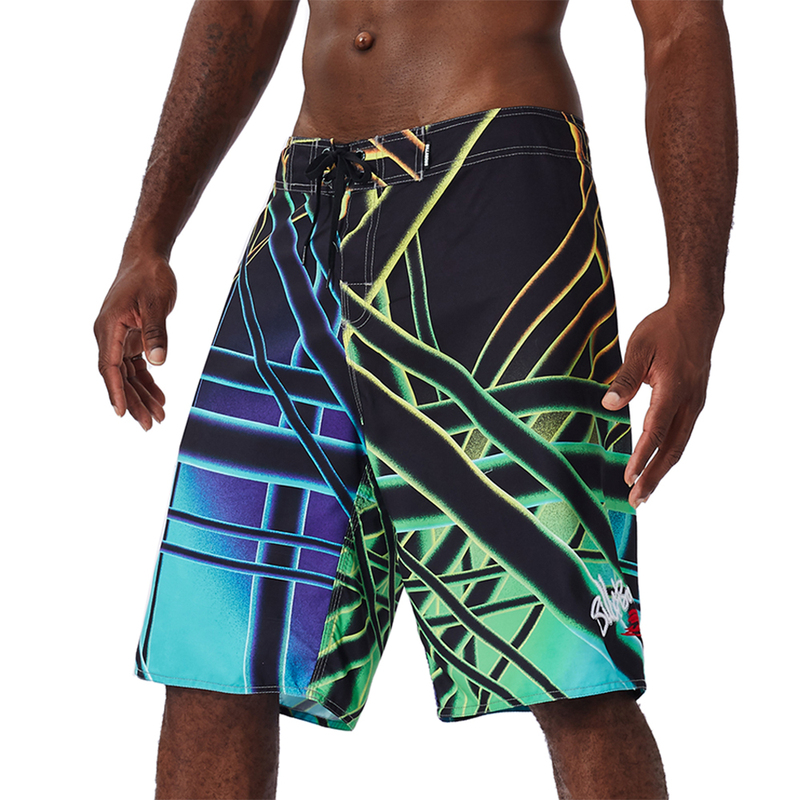 Cross-Border Quick-Drying Beach Shorts for Men 2023 Off-Season Southeast Asia-Mexico-Brazil Casual Foreign Trade Five-Point Shorts