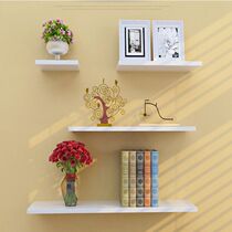 Wall lined PARTITION SHELF ROOM WALL HANGING DECORATION SHELF BEDROOM BOOKCASE STORAGE RACK LIVING-ROOM WOOD BOARD STORAGE
