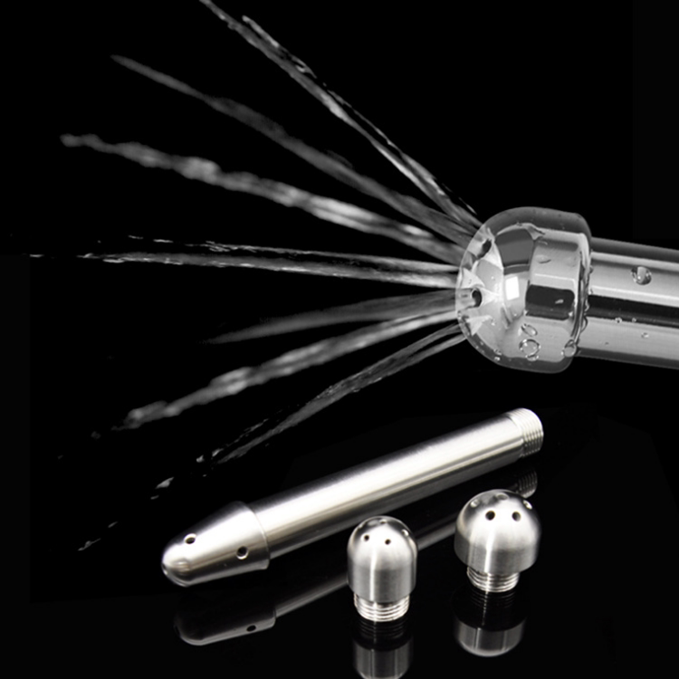 Stainless Steel Flush Anal Bolt G Point Rear Vestibular Anal Plug Props Spice accessories Three heads enema sm Torture Tool